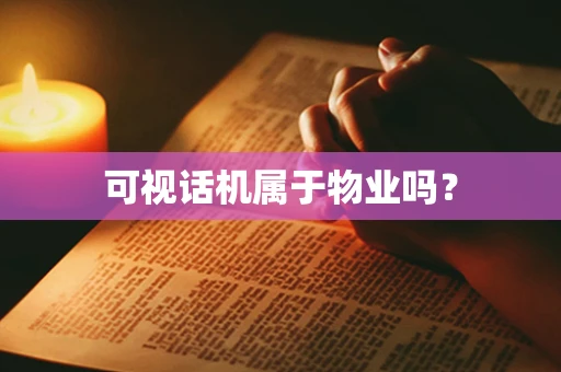 可视话机属于物业吗？
