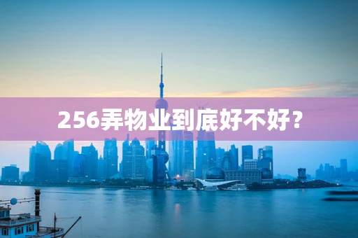 256弄物业到底好不好？