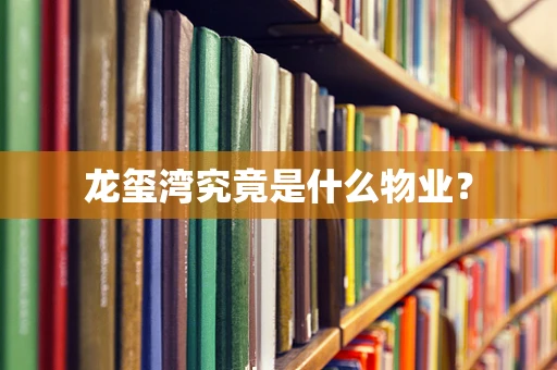 龙玺湾究竟是什么物业？
