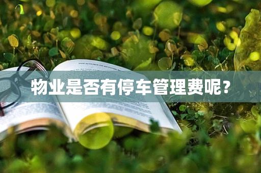 物业是否有停车管理费呢？