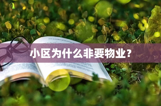 小区为什么非要物业？