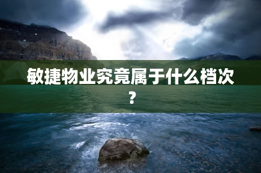 敏捷物业究竟属于什么档次？