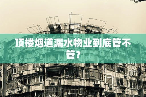 顶楼烟道漏水物业到底管不管？
