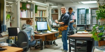 小区物业管电工相关事务吗?