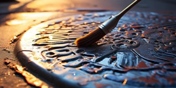 物业把井盖刷漆是干什么？