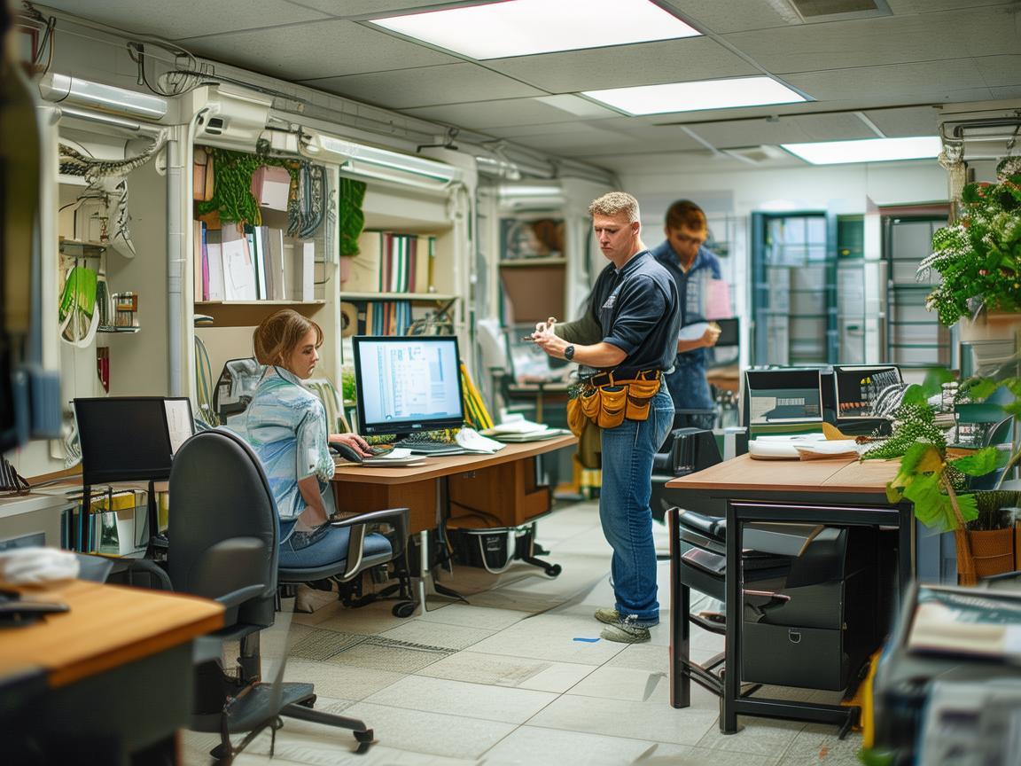 小区物业管电工相关事务吗？