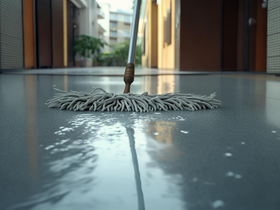 小区物业阿姨拖地合法吗？