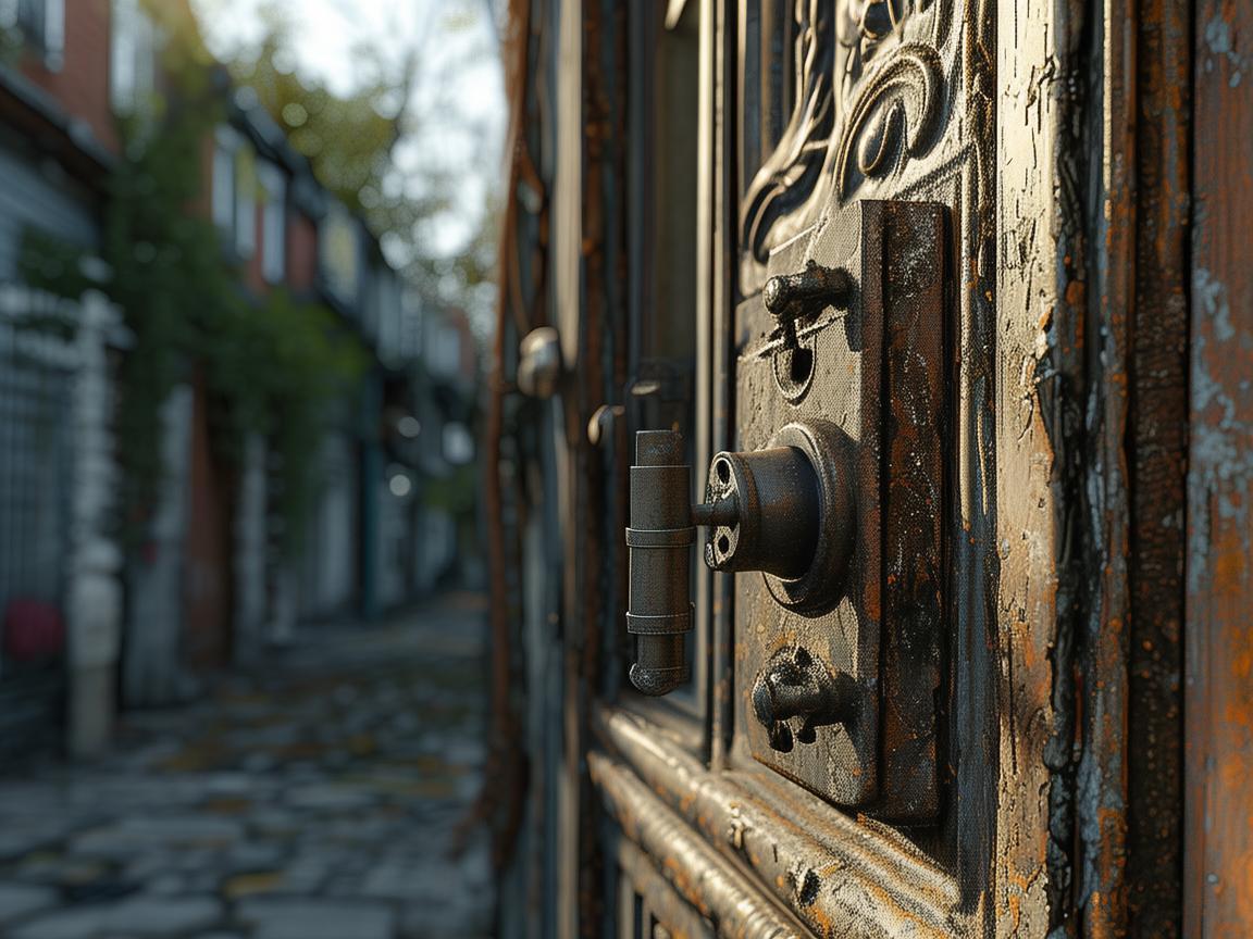 进户门锁坏了找物业吗？